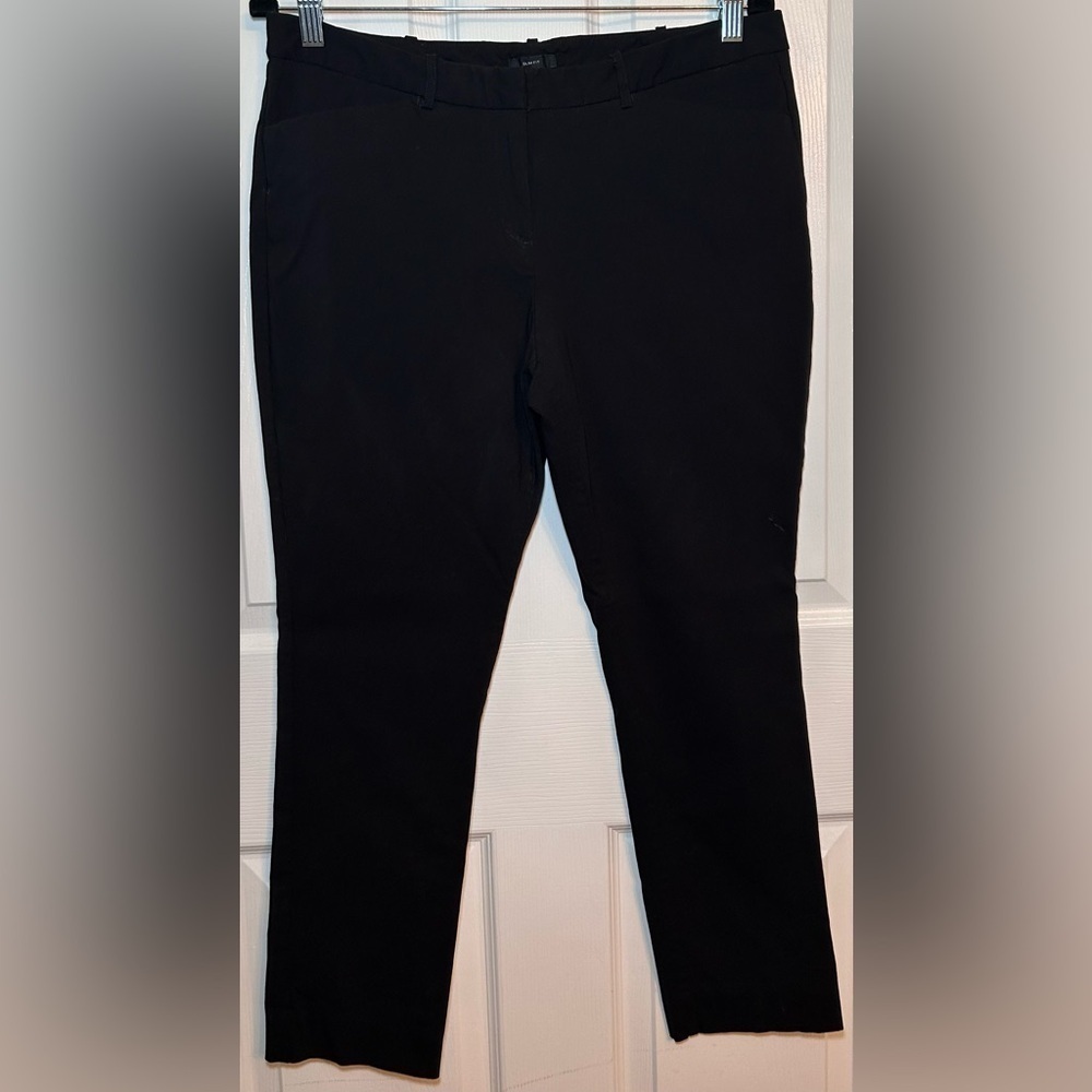 Worthington Women’s High- Rise Slim Fit Cropped Pants- Black/ Size 12